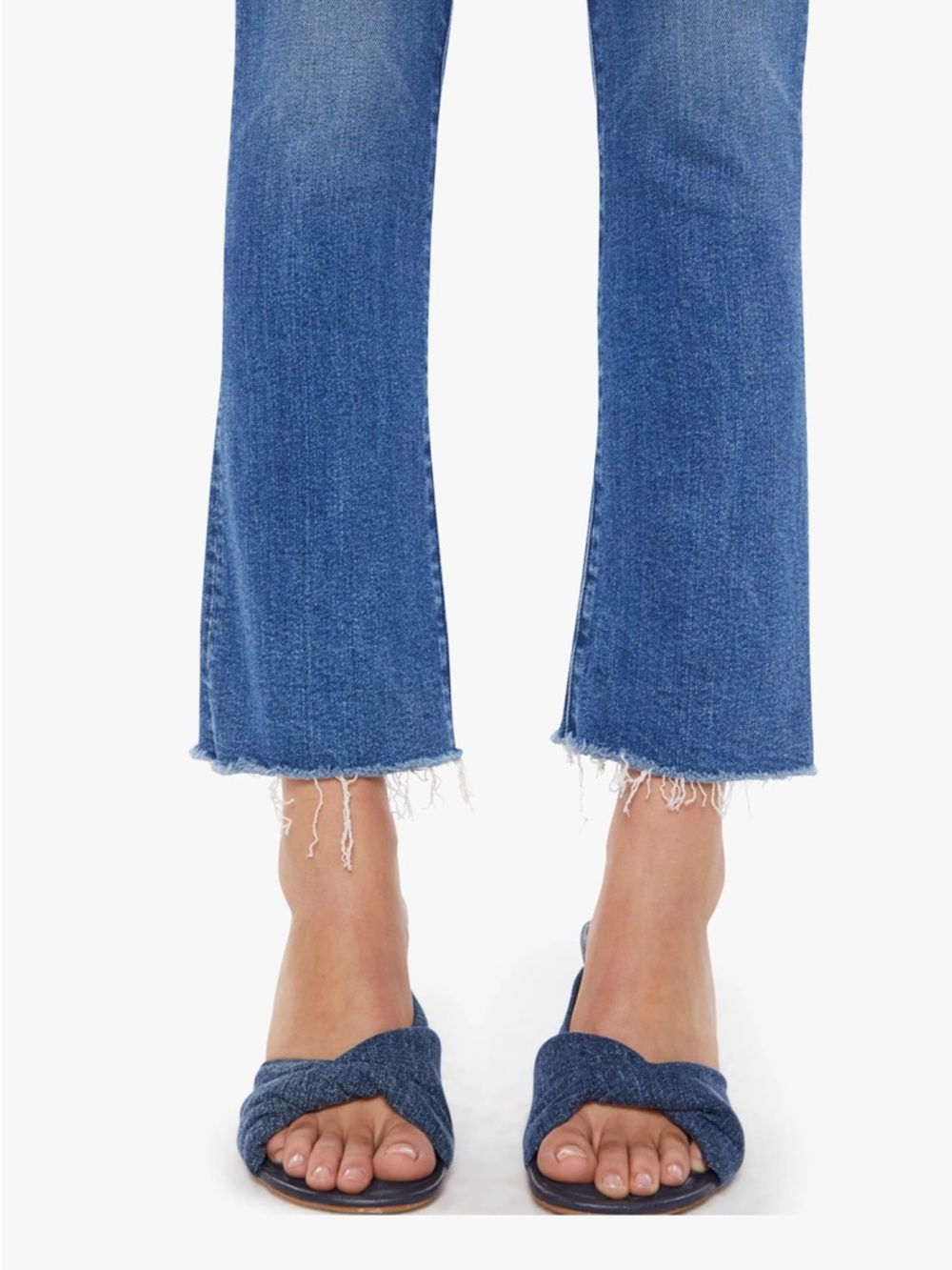 MOTHER the hustler fray jeans in grasping at straws - Picture 4 of 6
